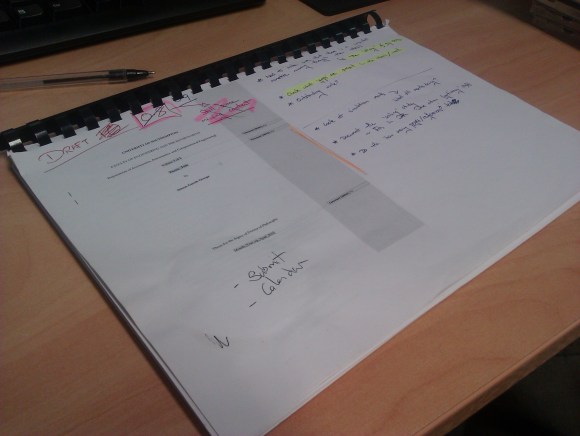 I should probably be writing this instead of penning blog entries. Oh well.