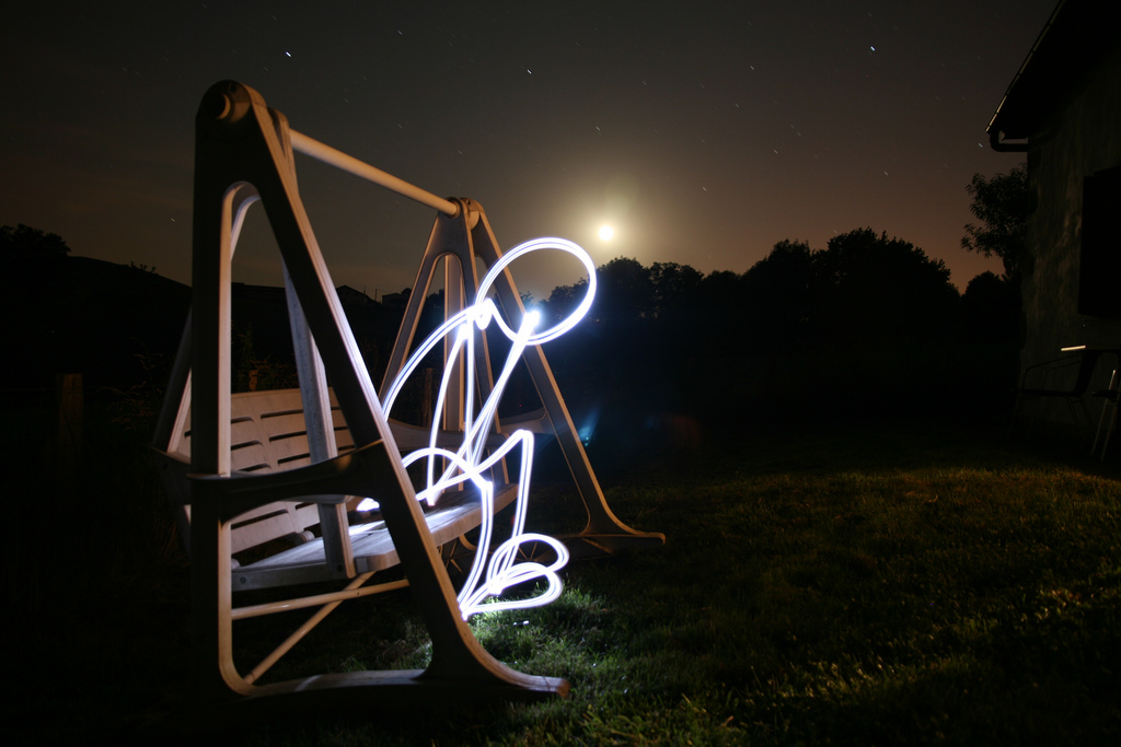 Light painting by Rafoto http://www.flickr.com/photos/rafoto/2653266910/